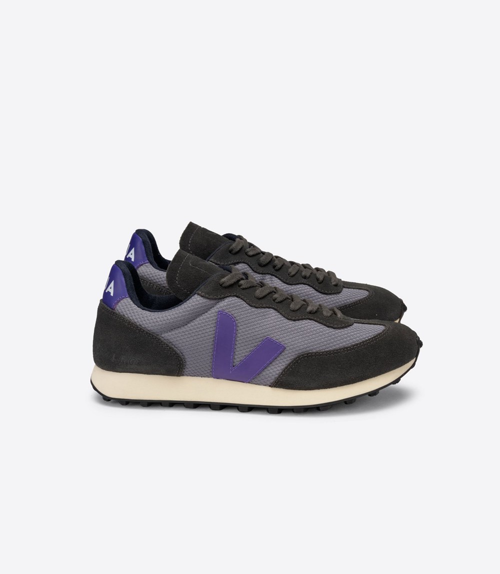 Veja Trainers Mens Purple/Black - Rio Branco Alveomesh - ZRPD-19076